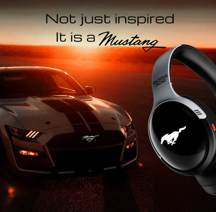 GoBoult Mustang Thunder Wireless Bluetooth Over-Ear Headphones with 70H Playtime and ENC Mic headphones thumbnail 8