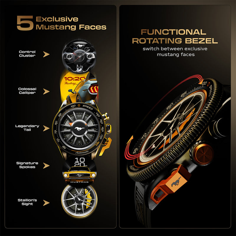 Mustang Stallion Turbo Orange