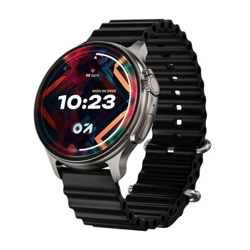 GoBoult Crown R Pro | Zinc Alloy Chain Design, AMOLED & Health Tools
