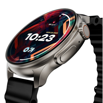 GoBoult Crown R Pro | Zinc Alloy Chain Design, AMOLED & Health Tools
