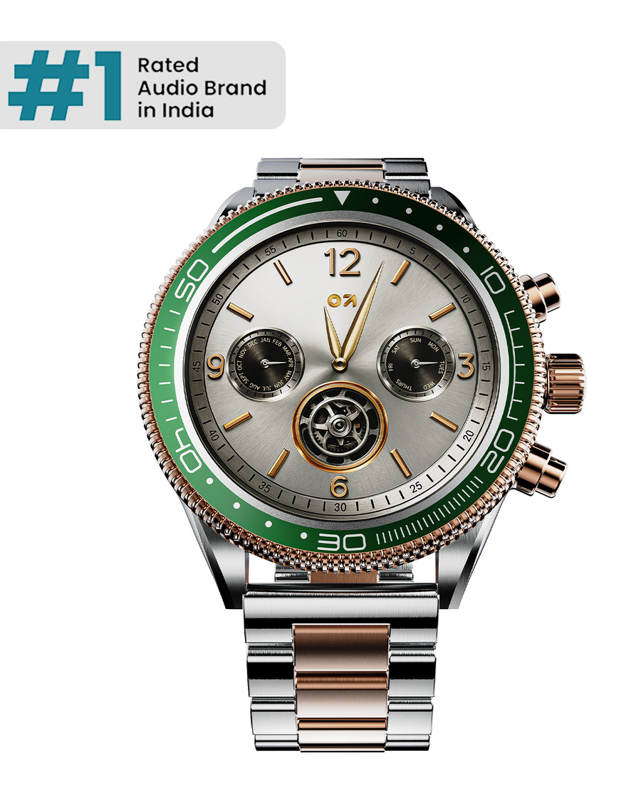 GoBoult SABER Luxury Smartwatch with metallic chain