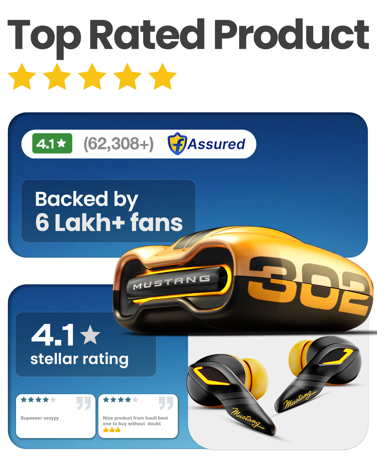 【中古】GOBOULT Mustang Torg ワイヤレスイヤーフォン GoBoult Mustang Torq Earbuds | Wireless Gaming Earbuds with 50H
