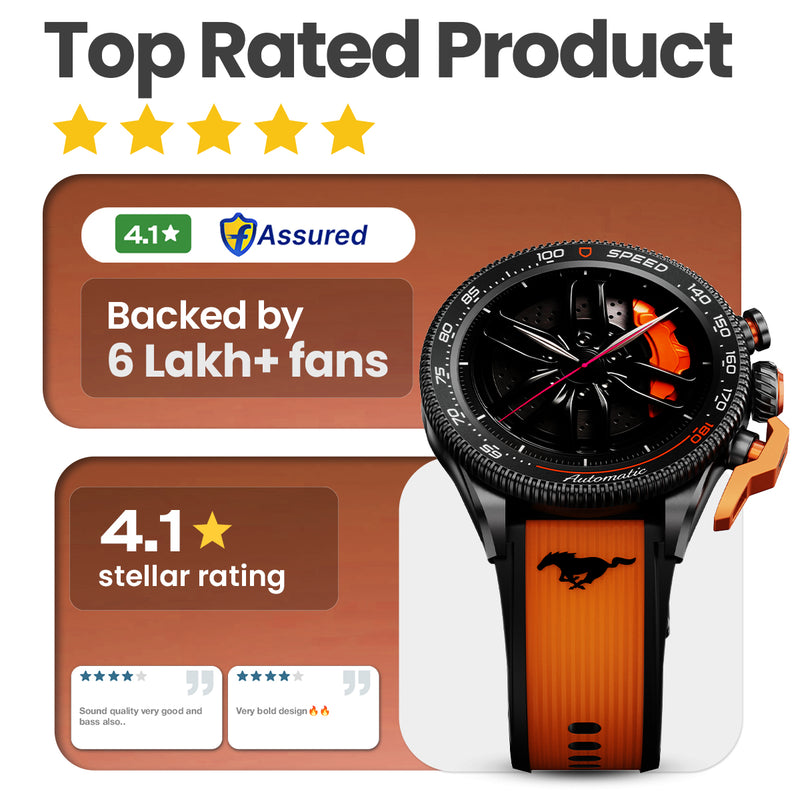 Mustang Stallion Turbo Orange