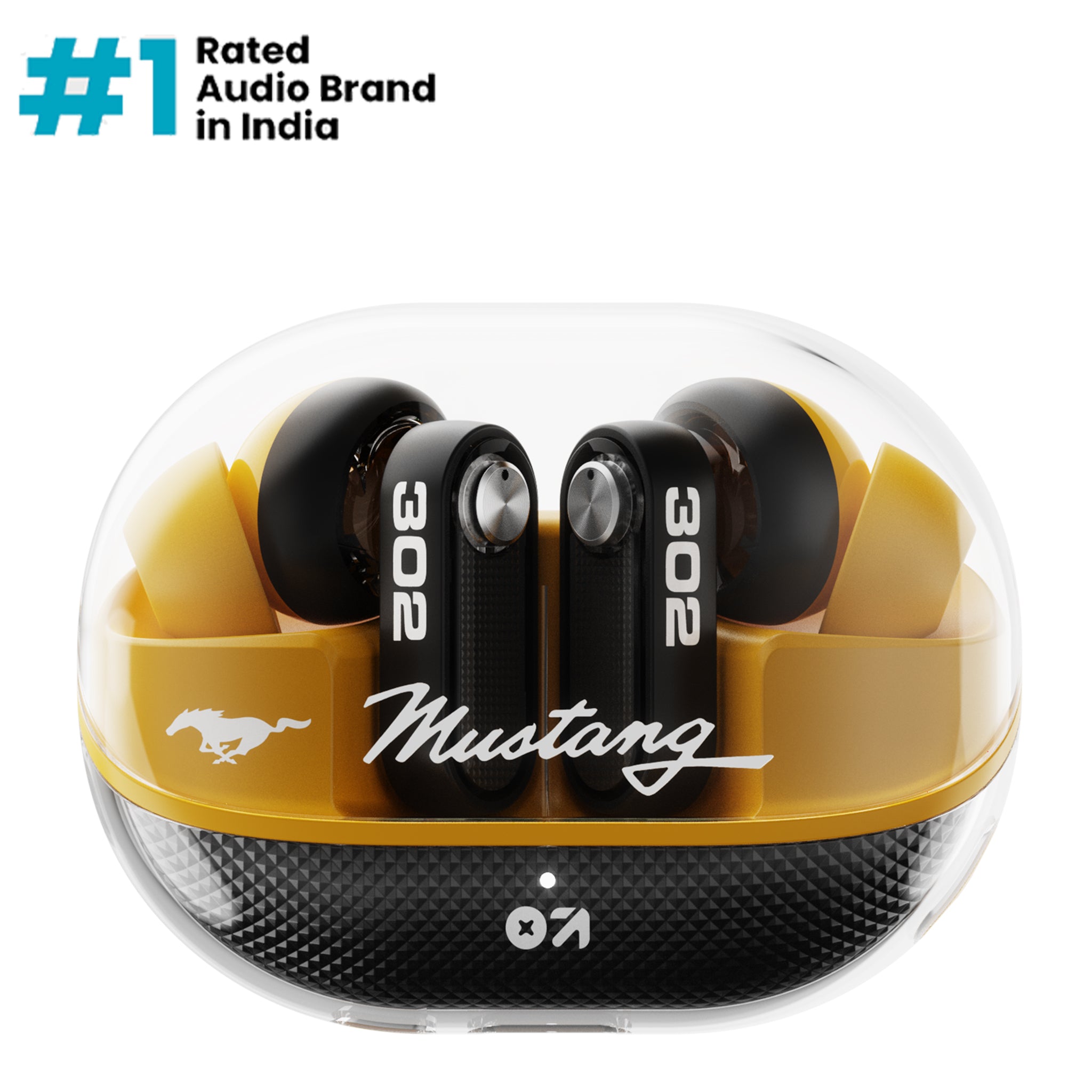 GoBoult Mustang Sprint TWS ANC Earbuds | 60H Playtime & Gaming