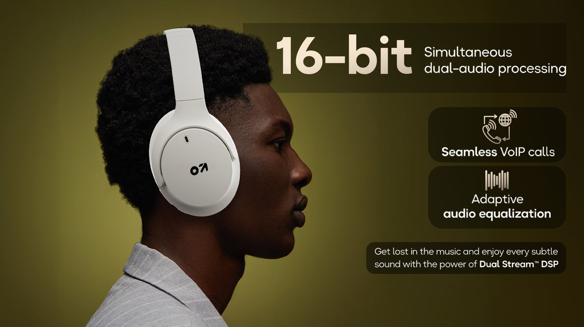 GoBoult Q Wireless Over-Ear Headphones with 70-Hour Battery Life, ENC Mic and Bluetooth 5.4 headphones price comparison image - view 10