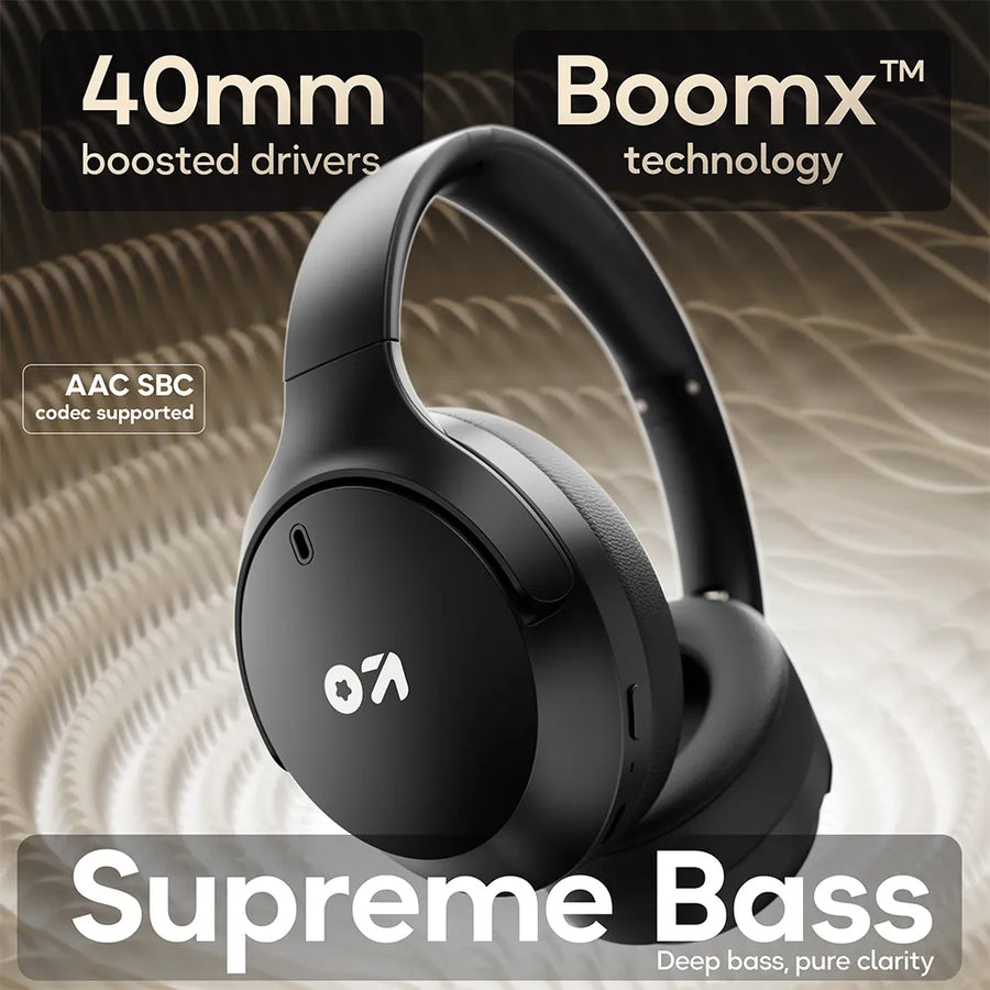 GoBoult Q Wireless Over-Ear Headphones with 70-Hour Battery Life, ENC Mic and Bluetooth 5.4 headphones price comparison image - view 5