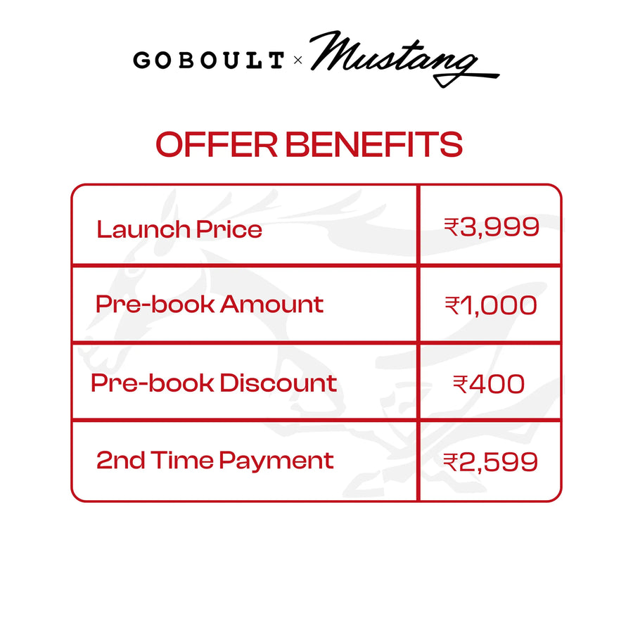 Mustang Racer Black Blaze - Pre-Book