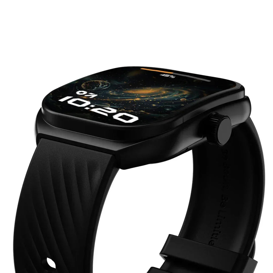GoBoult Kliff Smartwatch in Black Strap