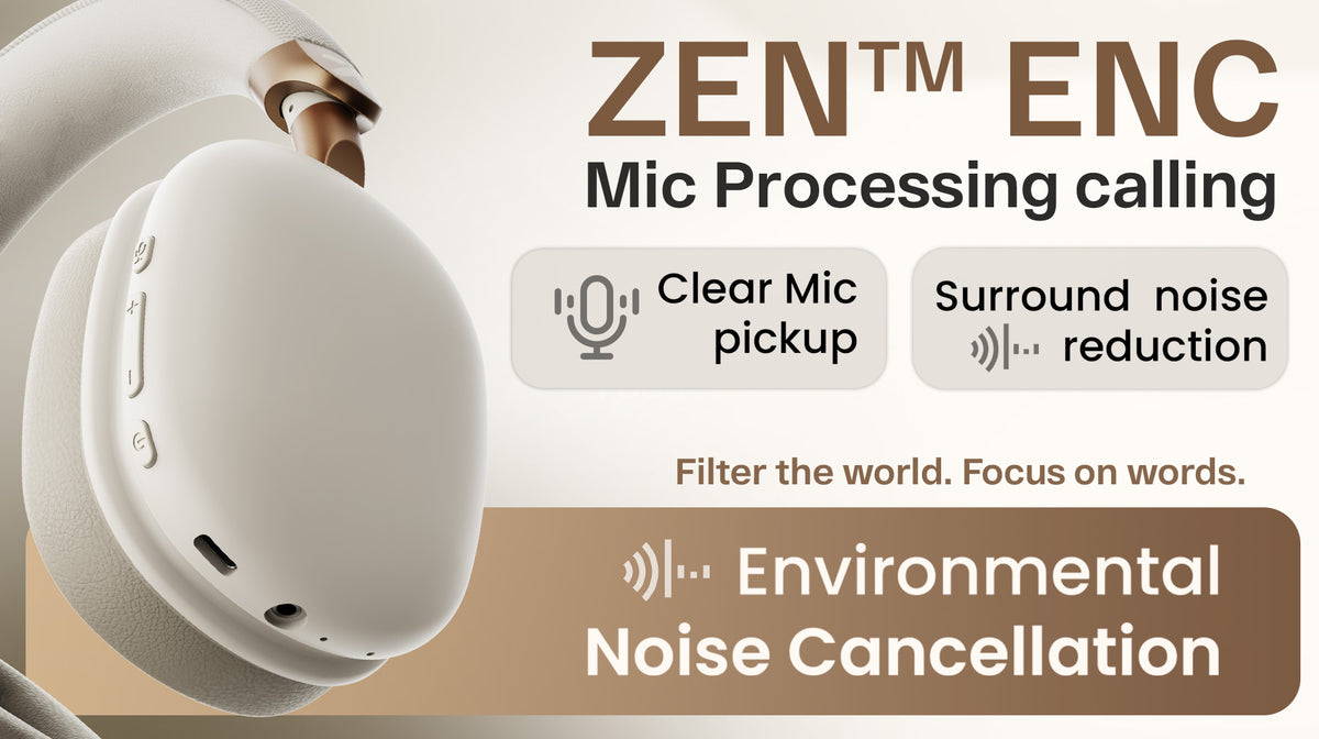 GoBoult Fluid X Wireless Bluetooth Headphones with 60H Playtime and ENC Mic headphones price comparison image - view 12