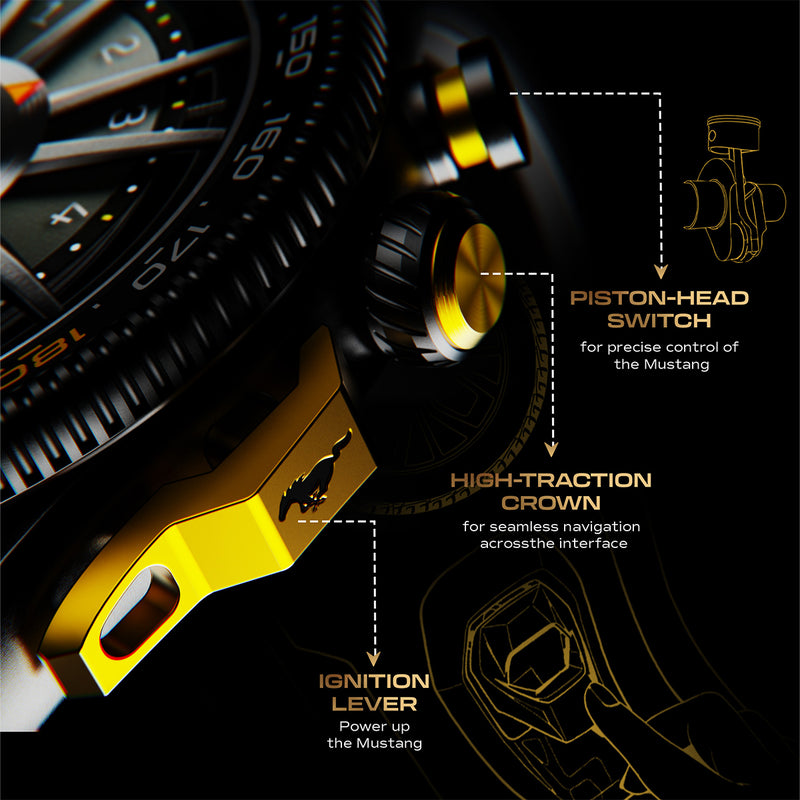 Mustang Stallion Nitro Black