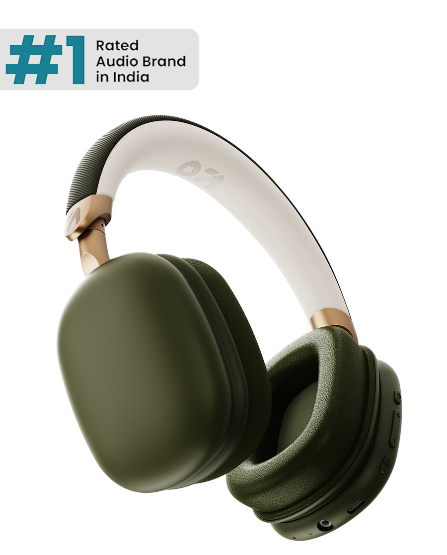 GoBoult Fluid X Wireless Bluetooth Headphones with 60H Playtime and ENC Mic headphones price comparison image