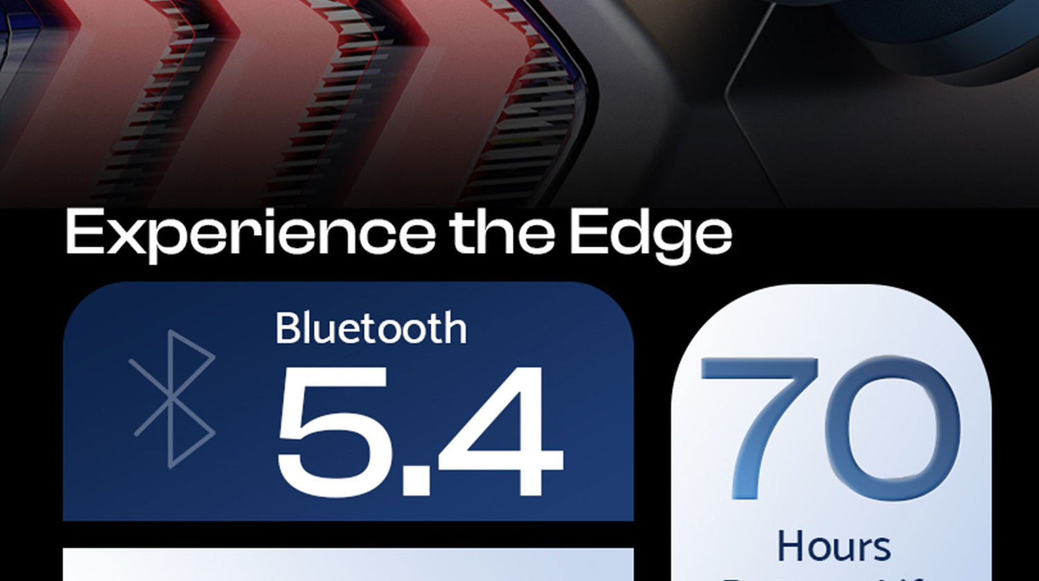 Boult Mustang Q Bluetooth Headphones with 40mm Boosted Drivers 