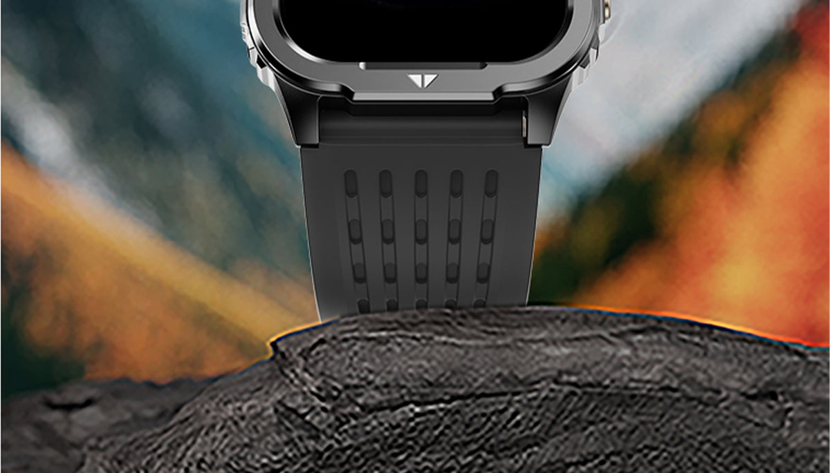 GoBoult Tuff Rivet - 1.90” TFT Smart Watch with Health Suite