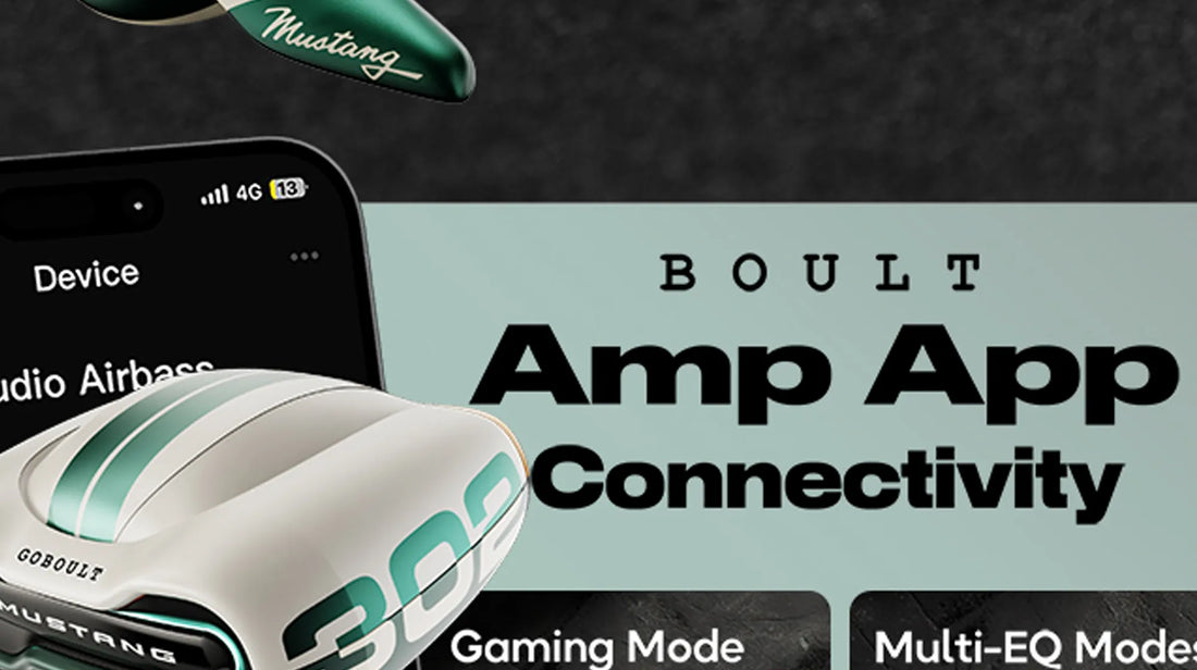 GoBoult Mustang Torq Green Wireless Gaming Earbuds